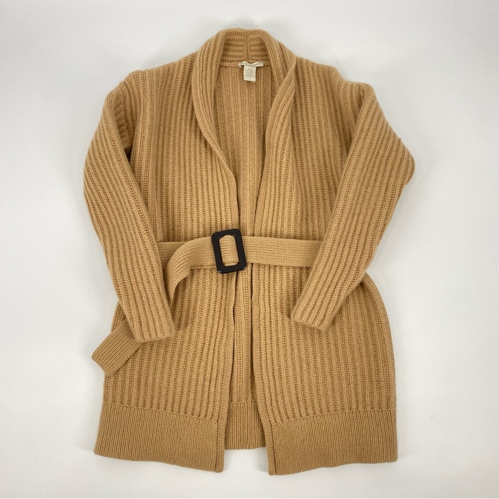 White + Warren Cashmere Belted Cardigan